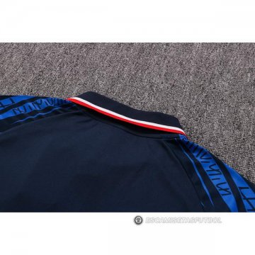 Camiseta Polo del Francia 22-23 Azul Oscuro