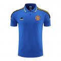 Camiseta Polo del Manchester United 22-23 Azul