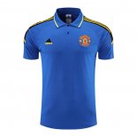 Camiseta Polo del Manchester United 22-23 Azul