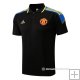 Camiseta Polo del Manchester United 22-23 Negro