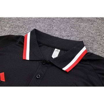 Camiseta Polo del Manchester United 23-24 Negro