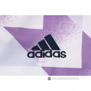 Camiseta Polo del Real Madrid 22-23 Blanco y Purpura