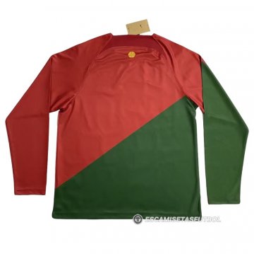 Camiseta Portugal 1ª Manga Larga 2022