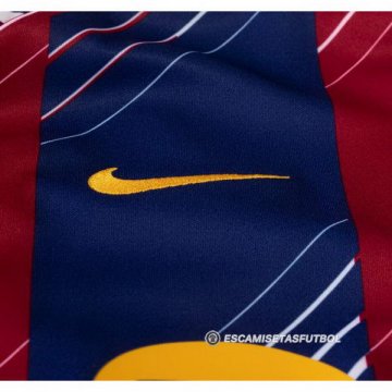 Camiseta Pre Partido del Barcelona 2023 Azul y Rojo