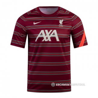 Camiseta Pre Partido del Liverpool 2022 Rojo