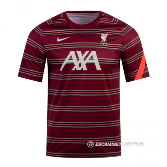 Camiseta Pre Partido del Liverpool 2022 Rojo - Haga un click en la imagen para cerrar