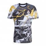Camiseta Pre Partido del Real Madrid 25-26 Negro Blanco