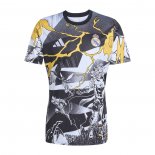 Camiseta Pre Partido del Real Madrid 25-26 Negro Blanco