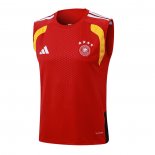 Camiseta de Entrenamiento Alemania Sin Mangas 25-26 Rojo