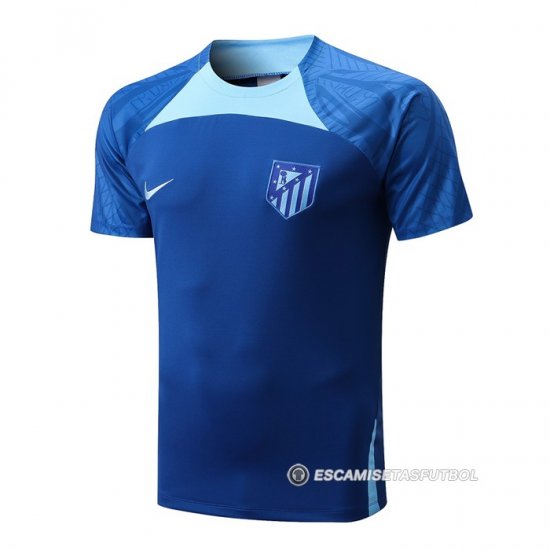 Camiseta de Entrenamiento Atletico Madrid 2022-2023 Azul - Haga un click en la imagen para cerrar