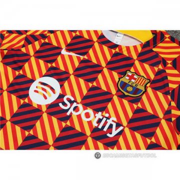 Camiseta de Entrenamiento Barcelona 23-24 Amarillo