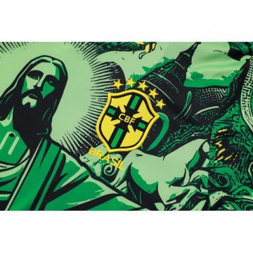 Camiseta de Entrenamiento Brasil Jesus 24-25 Verde