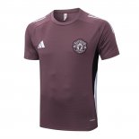 Camiseta de Entrenamiento Manchester United 25-26 Marron
