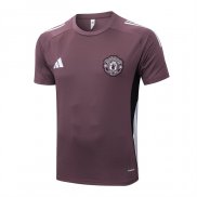 Camiseta de Entrenamiento Manchester United 25-26 Marron