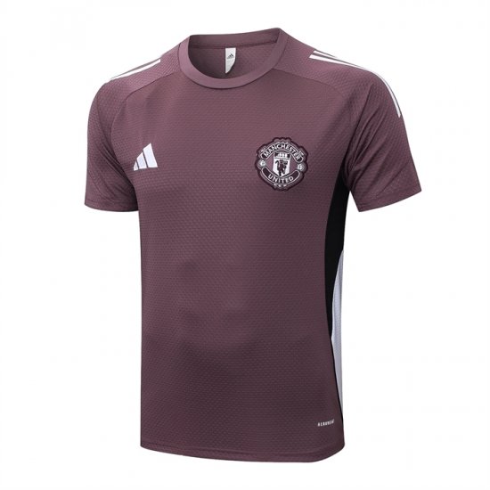 Camiseta de Entrenamiento Manchester United 25-26 Marron - Haga un click en la imagen para cerrar