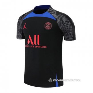 Camiseta de Entrenamiento Paris Saint-Germain 22-23 Negro y Azul