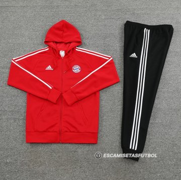 Chandal con Capucha del Bayern Munich 22-23 Rojo
