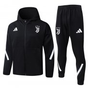 Chandal con Capucha del Juventus 25-26 Negro