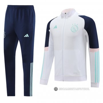 Chandal de Chaqueta del Ajax 23-24 Blanco