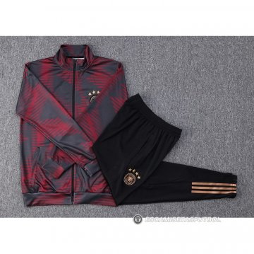 Chandal de Chaqueta del Alemania 22-23 Rojo y Negro