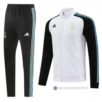 Chandal de Chaqueta del Argentina 22-23 Blanco