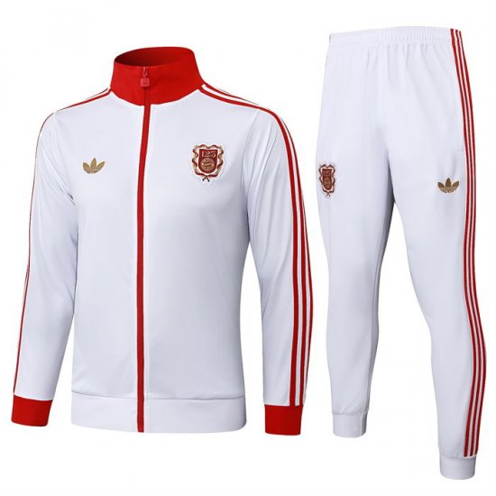 Chandal de Chaqueta del Bayern Munich 125 Aniversario 25-26 Blanco - Haga un click en la imagen para cerrar