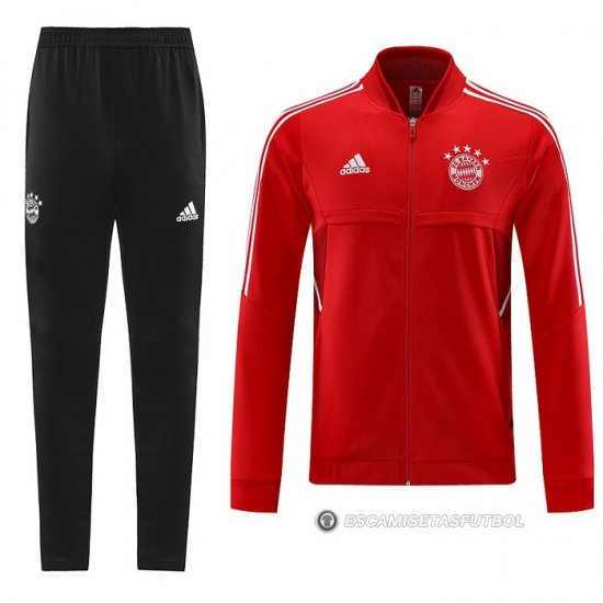 Chandal de Chaqueta del Bayern Munich 2022-23 Rojo - Haga un click en la imagen para cerrar