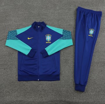 Chandal de Chaqueta del Brasil 23-24 Azul