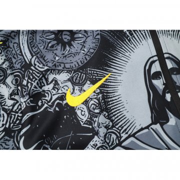 Chandal de Chaqueta del Brasil Jesus 24-25 Negro