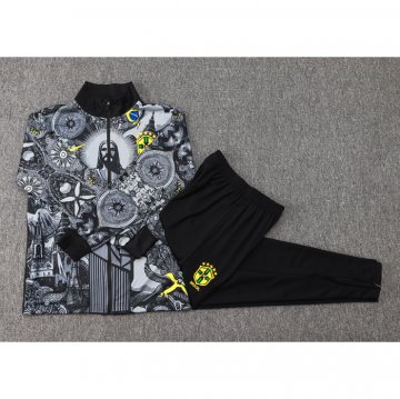 Chandal de Chaqueta del Brasil Jesus Nino 24-25 Negro