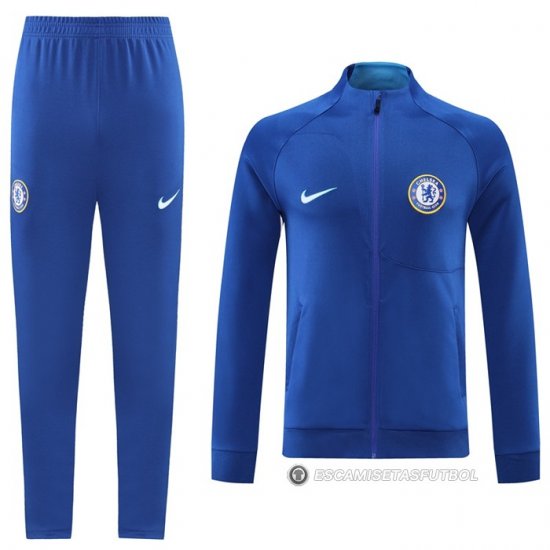 Chandal de Chaqueta del Chelsea 22-23 Azul - Haga un click en la imagen para cerrar