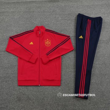 Chandal de Chaqueta del Espana 22-23 Rojo