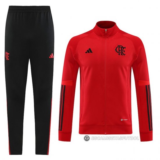 Chandal de Chaqueta del Flamengo 2023-24 Rojo - Haga un click en la imagen para cerrar