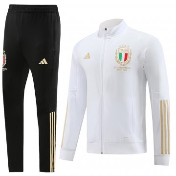 Chandal de Chaqueta del Italia 2023-24 Blanco