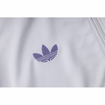 Chandal de Chaqueta del Real Madrid 24-25 Blanco Purpura