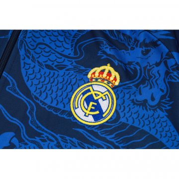 Chandal de Chaqueta del Real Madrid Dragon Nino 24-25 Azul