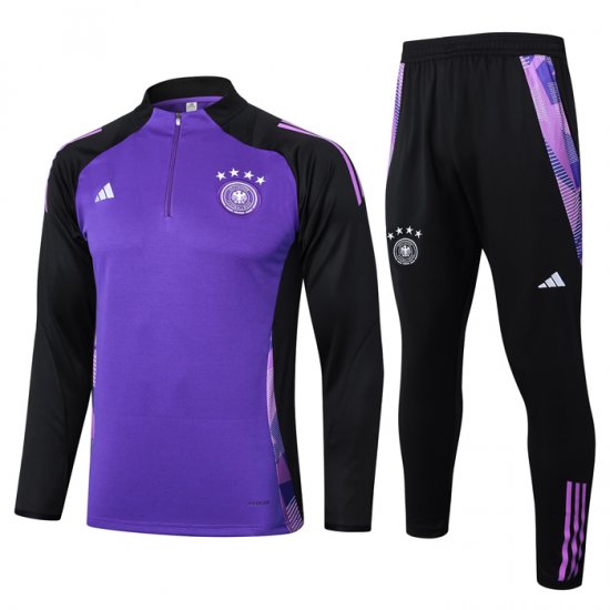 Chandal de Sudadera del Alemania Nino 24-25 Purpura - Haga un click en la imagen para cerrar