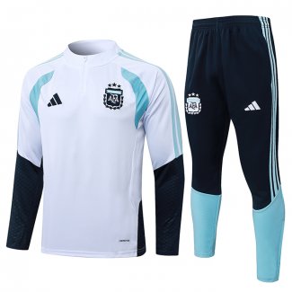 Chandal de Sudadera del Argentina Nino 25-26 Blanco