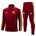Chandal de Sudadera del Arsenal 25-26 Rojo Amarillo