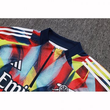 Chandal de Sudadera del Arsenal Nino 25-26 Azul Amarillo Rojo