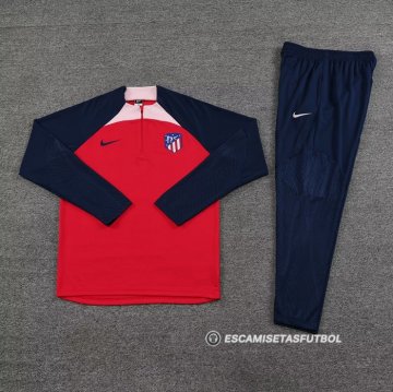 Chandal de Sudadera del Atletico Madrid 23-24 Rojo