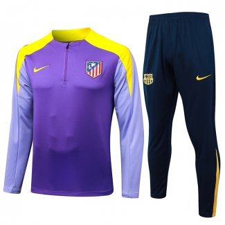 Chandal de Sudadera del Atletico Madrid 25-26 Purpura