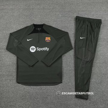 Chandal de Sudadera del Barcelona 2023-2024 Verde