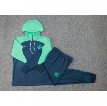 Chandal de Sudadera del Barcelona 23-24 Azul y Verde