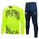 Chandal de Sudadera del Barcelona 24-25 Verde Fluorescente