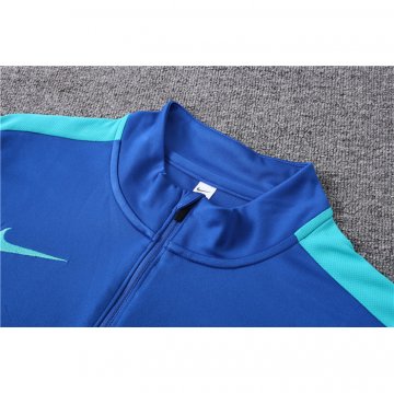Chandal de Sudadera del Barcelona Nino 23-24 Azul