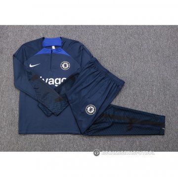 Chandal de Sudadera del Chelsea 22-23 Azul