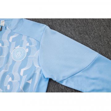 Chandal de Sudadera del Manchester City 24-25 Azul