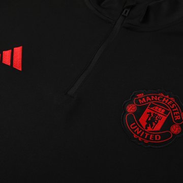 Chandal de Sudadera del Manchester United 2023-2024 Negro