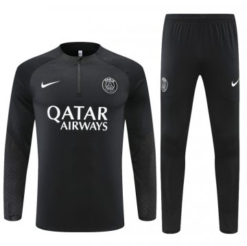 Chandal de Sudadera del Paris Saint-Germain 2022-23 Negro